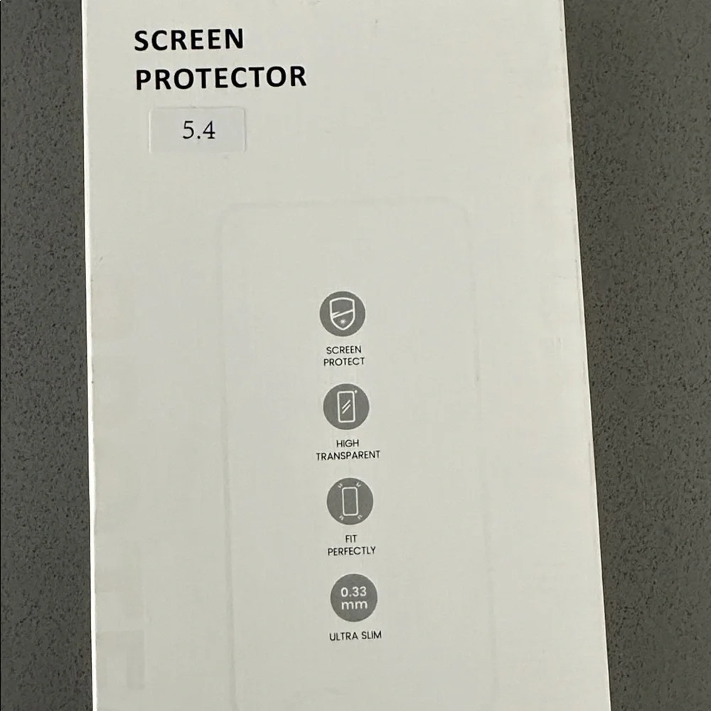 Clear Screen Protector for Apple 13 mini 5.4 size screen